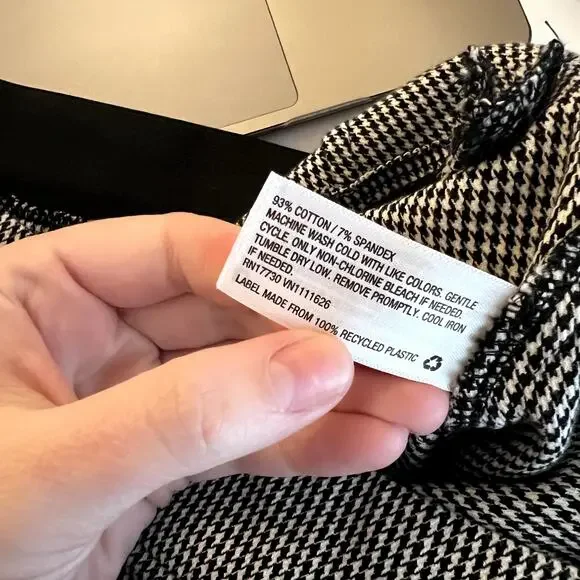 A New Day Houndstooth Pull On Pants - Picture 5 of 5